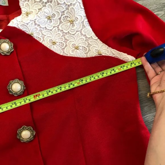 Vintage 80’s| Red Formal Suit - Picture 6 of 11